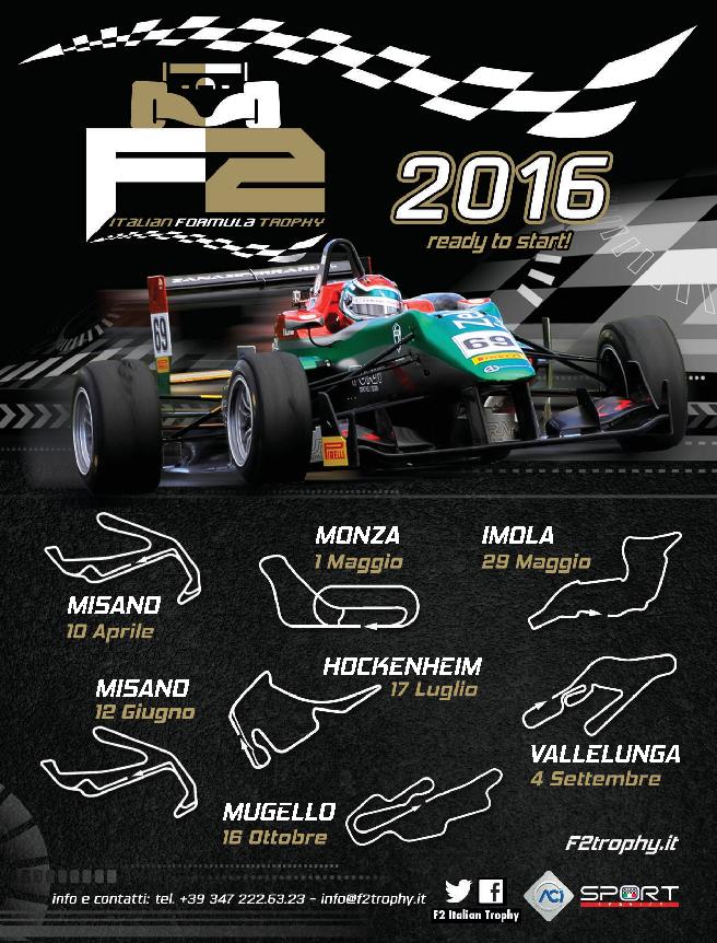 Calendario F2 Italian Trophy - Season 2016
